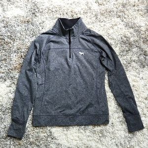 Pink Athletic Long Sleeve Quarter Zip Pullover